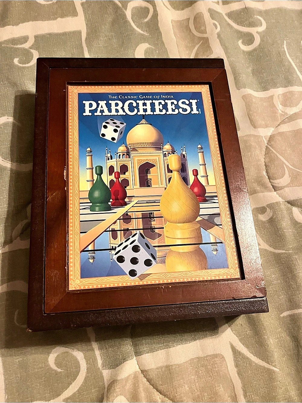 Winning Moves Parcheesi Royal Edition Bookshelf Box - Missing one die